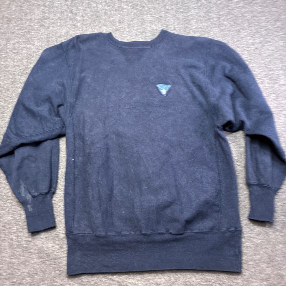 Champion Reverse Weave Sweatshirt Men XL Navy Blue Massachusetts State Police - Picture 3 of 10
